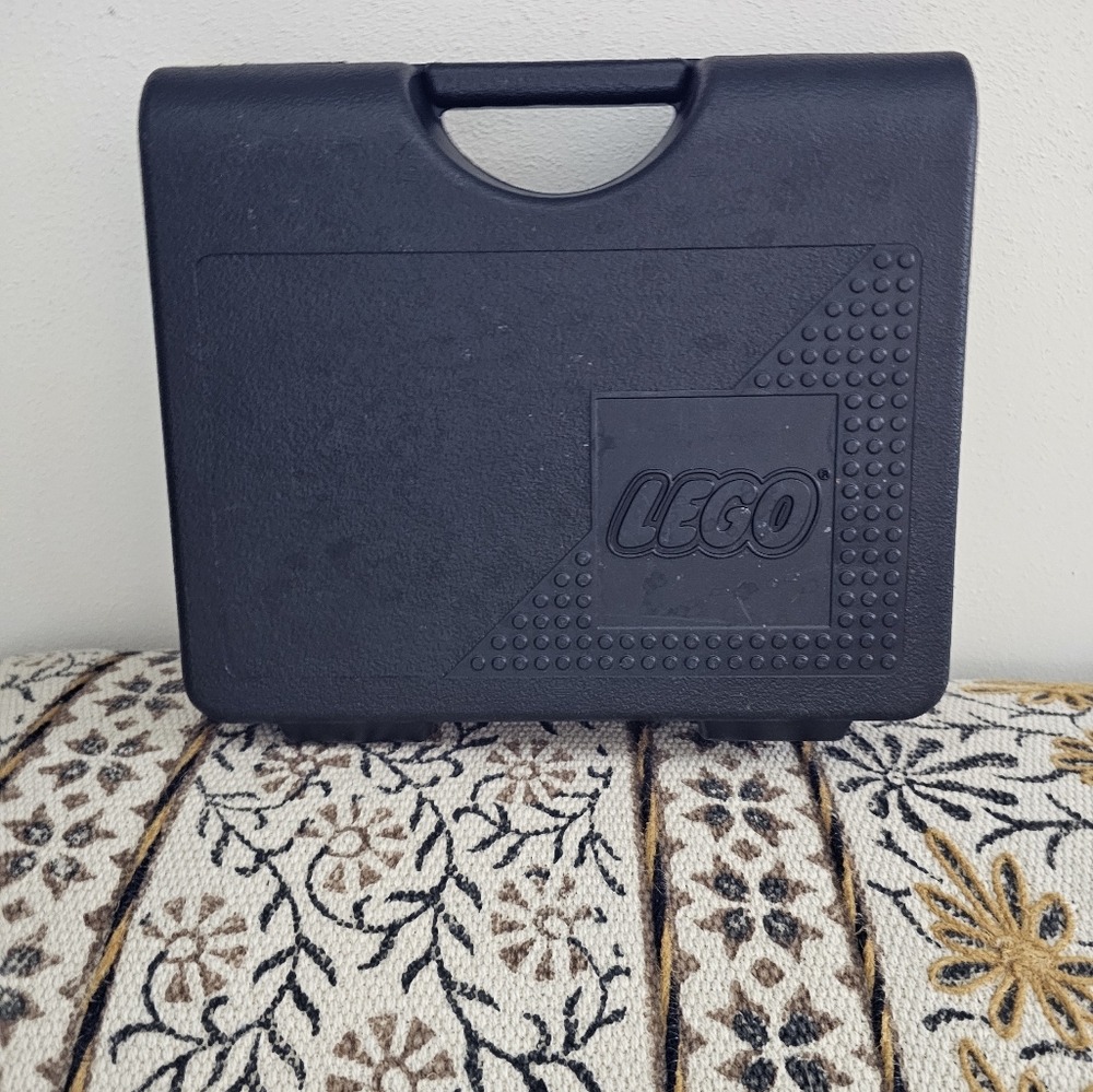 Plastic Lego carrying case. Vintage.